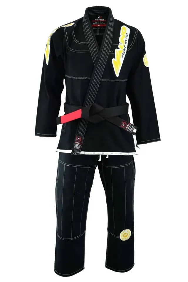 High Quality Custom Brazilian Jiu Jitsu Gi Uniforms Professional Competitor Patch 450 GSM Martial Arts Wear with Gi Bags