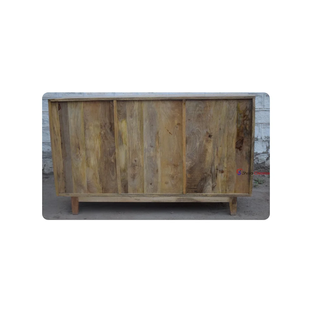 High Quality Custom Wooden 6 Drawer Chest Cabinet Carved Mango Wood Furniture Indoor Modern Wood Furniture