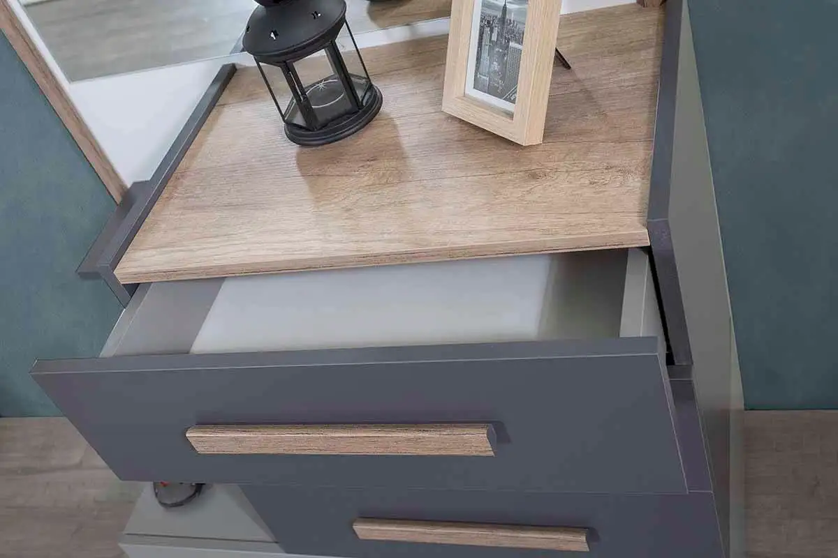 Economic Cheap Kid Teen Bedroom Furniture Set Natural Modern Functional Hygienic Wardrobe Study Desk (ider City)