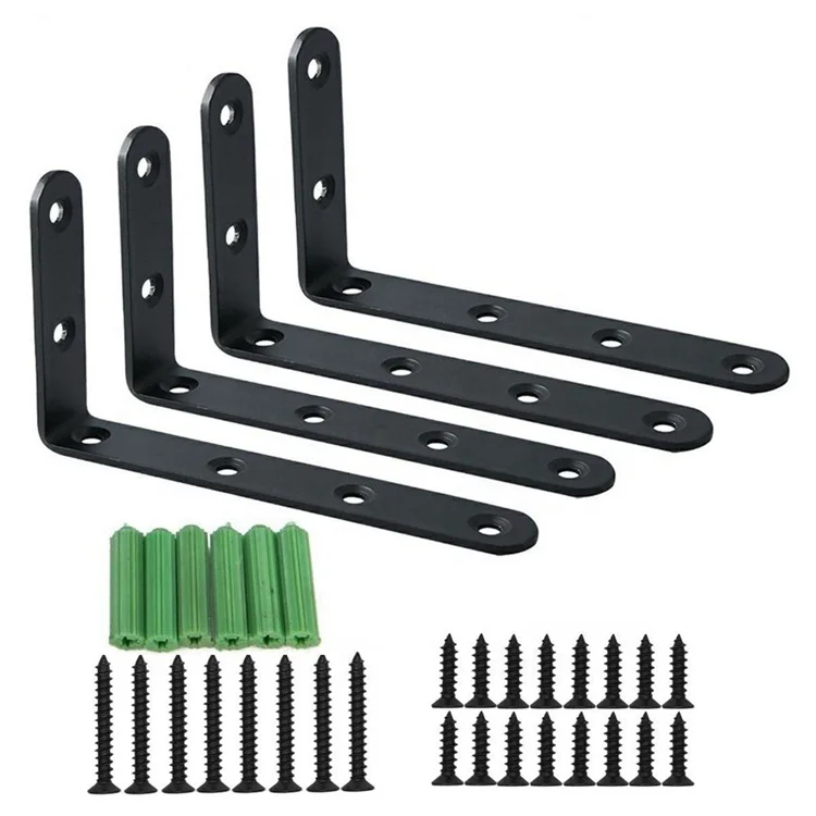 90 degree corner angle metal connecting bed brackets for wood