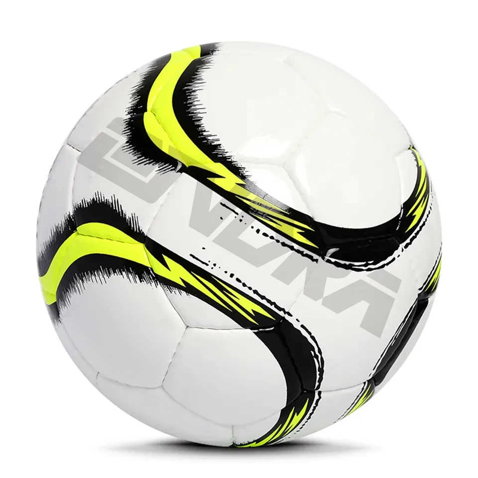 New Custom Made High Quality Thermal Bonding Lamination Soccer Football Soft PVC Material Soccer Football