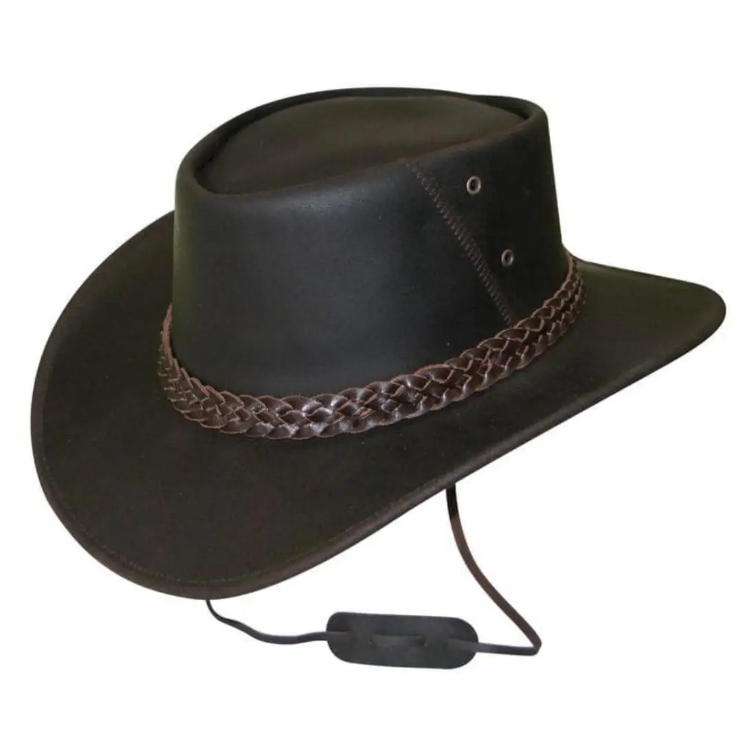 Available Stock Genuine Cow Leather Cowboy hat light In Weight Good Quality Vintage Style Adventurous Hat At Reasonable Prices