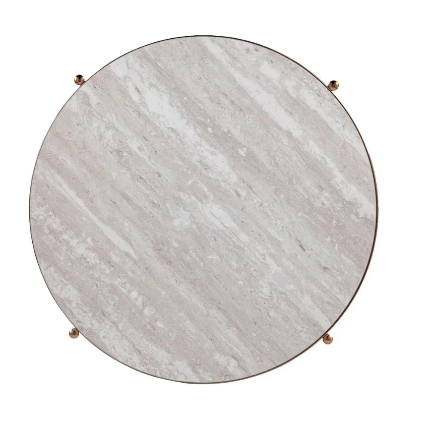 2 уровня шампанское золото мраморной столешницей журнальный столик круглый стержень для дома и мебель для спальни по лучшей цене