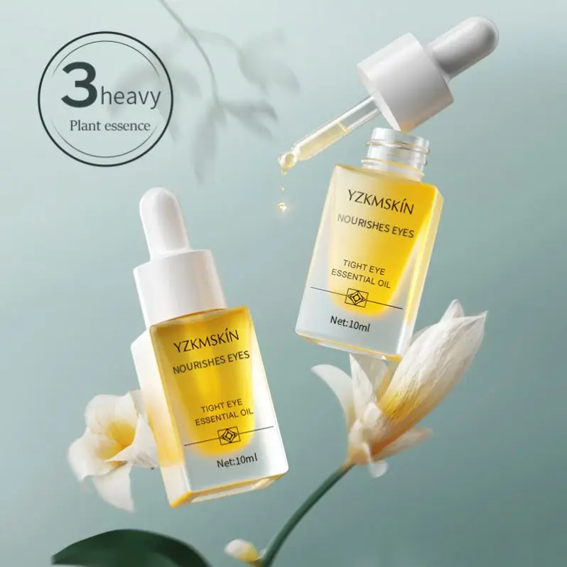 OEM/ODM Essence oil Natural Organic eye Care Reduces Wrinkles Fine Lines Anti Aging Dark Circles Eye Bag Eye Essence oil