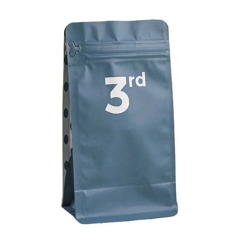 Sac Nourriture Chien PersonnaliseE 5kg, Fond Plat, 8 Cotes, Film Polyester Thermoscelle, Fermeture zipper refermable