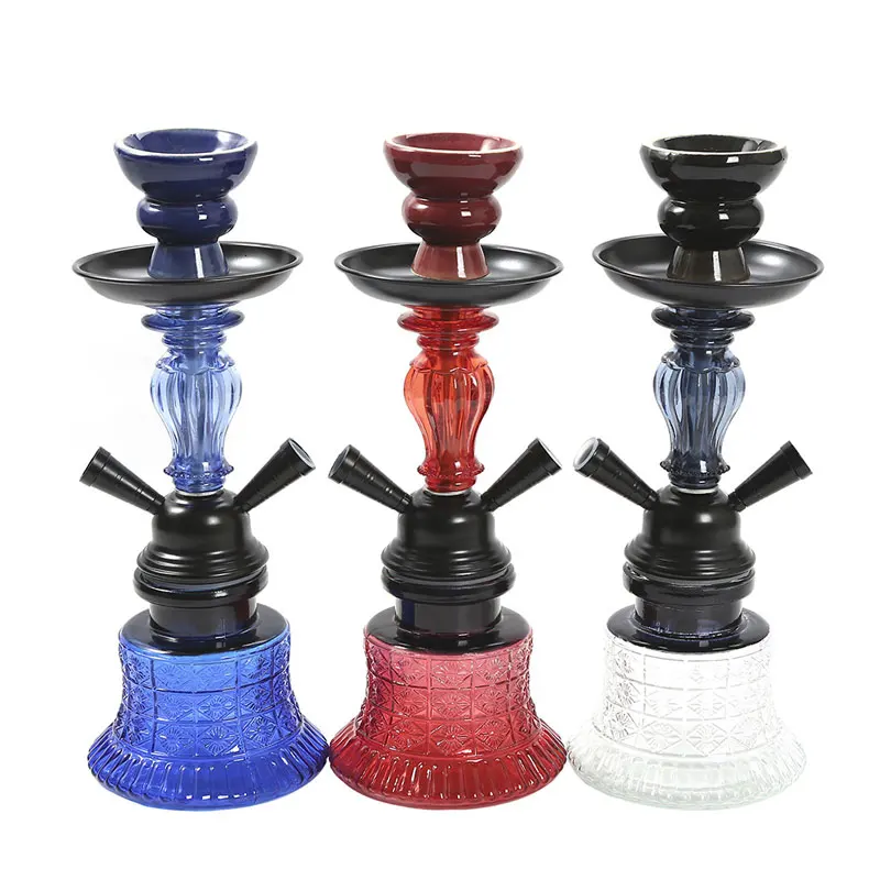 Manufacturing Wholesale Supplies Design Fancy Wholesale Egyptian 2 Pipe Russia Shisha Hookah Portable