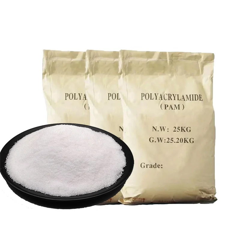 factory supply water treatment chemical flocculant anoinic cantion polyacrylamide pam powder