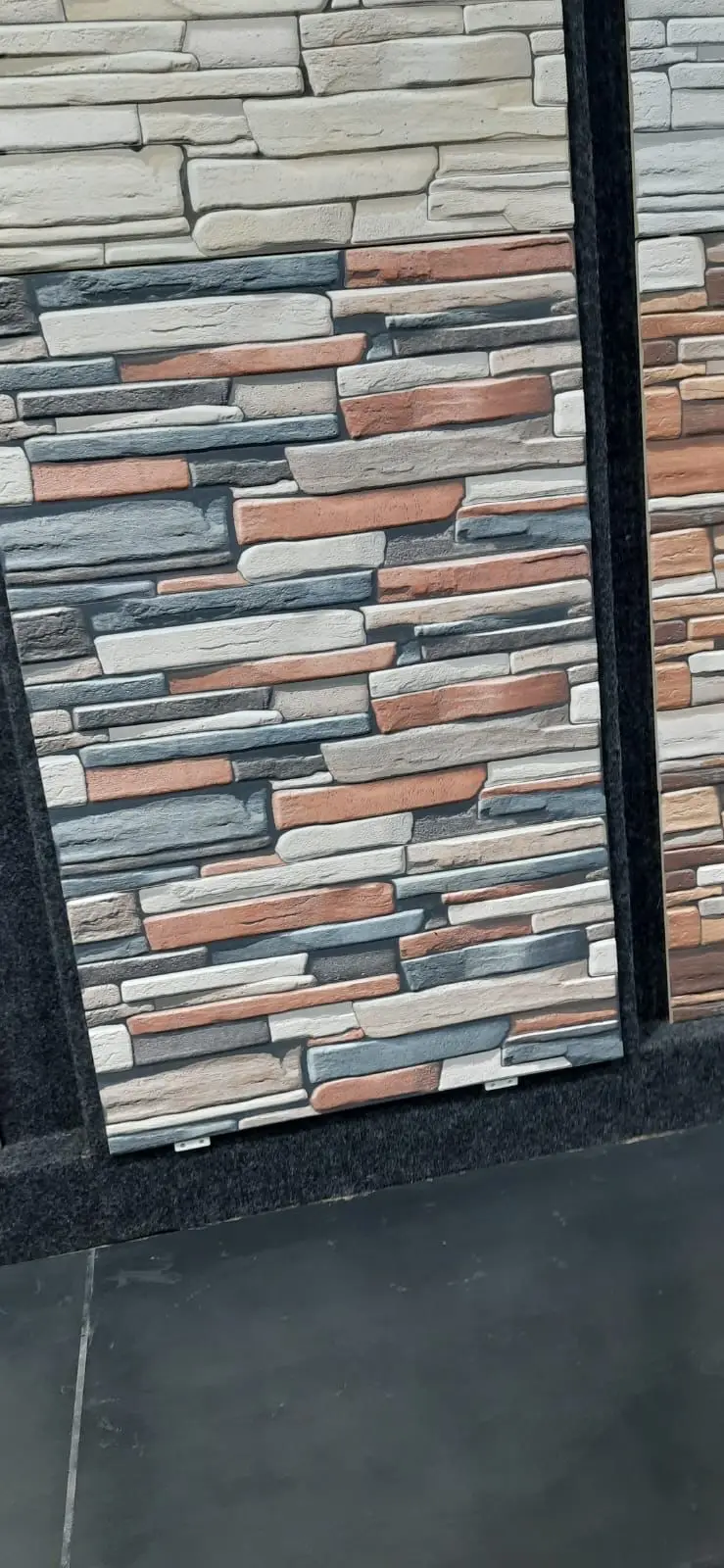 300 x 600 mm 3D Design brick effect stone type Ceramic wall Tiles for home outside area, villa decoration with the best quality