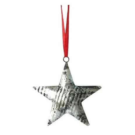 High Quality Iron Christmas Decorative Hanging Star Flake Red Color Handmade Pendant in Affordable Price