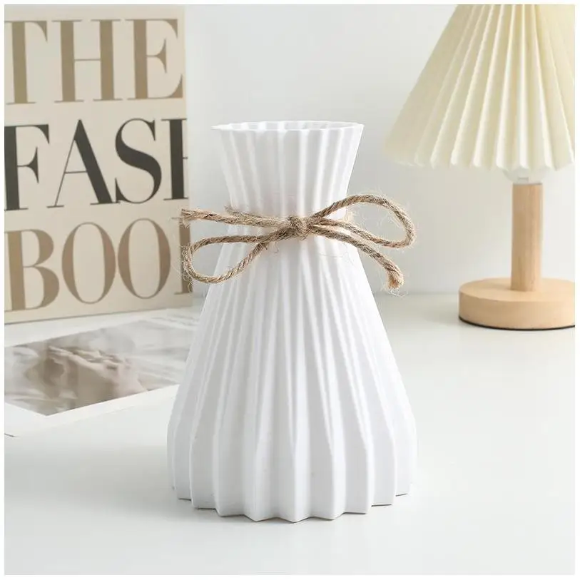 Gold Disco Ball Vase with Blue and White Flowers Big Glass Porcelain Stand Candle Holder Bud Decorative Bag Plastic Material