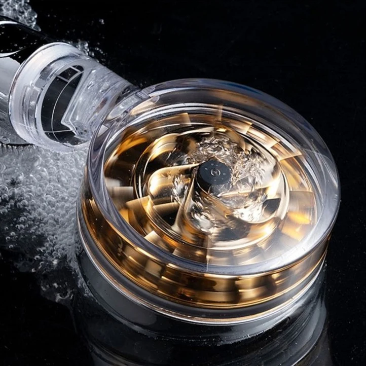 Турбовентилятор Vortex Helix 2022 с пропеллером вращающаяся на 360 градусов ручная душевая головка