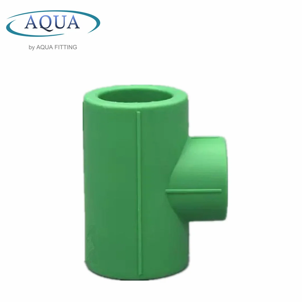 Water Supply Plumbing Materials Plastic PPR Pipe Fitting Reducing Tee