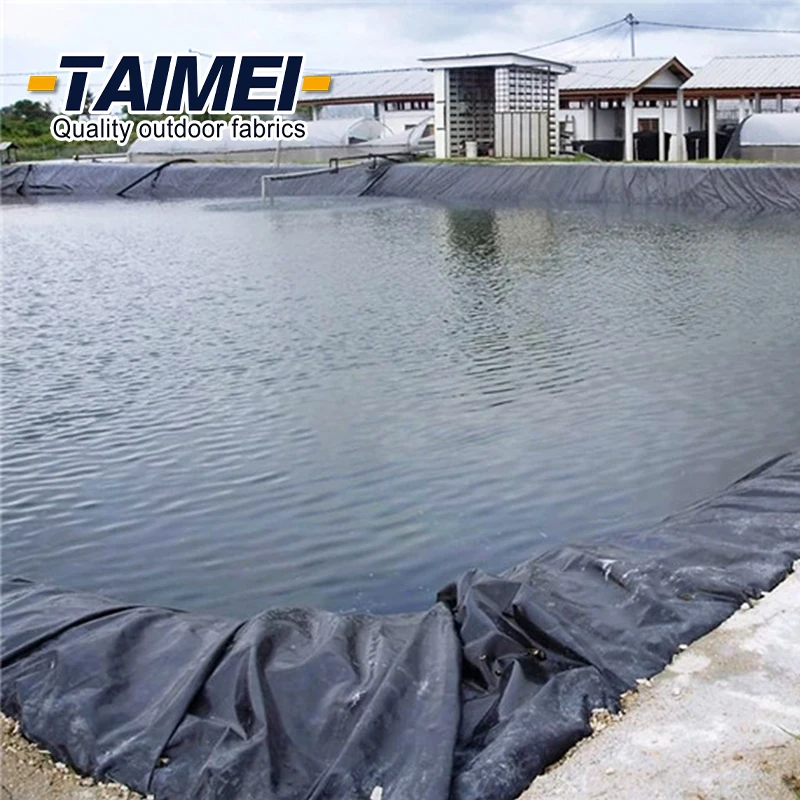 Tear Resistance Waterproofing Membrane HDPE Fish Geomembrane Plastic Pond Liner
