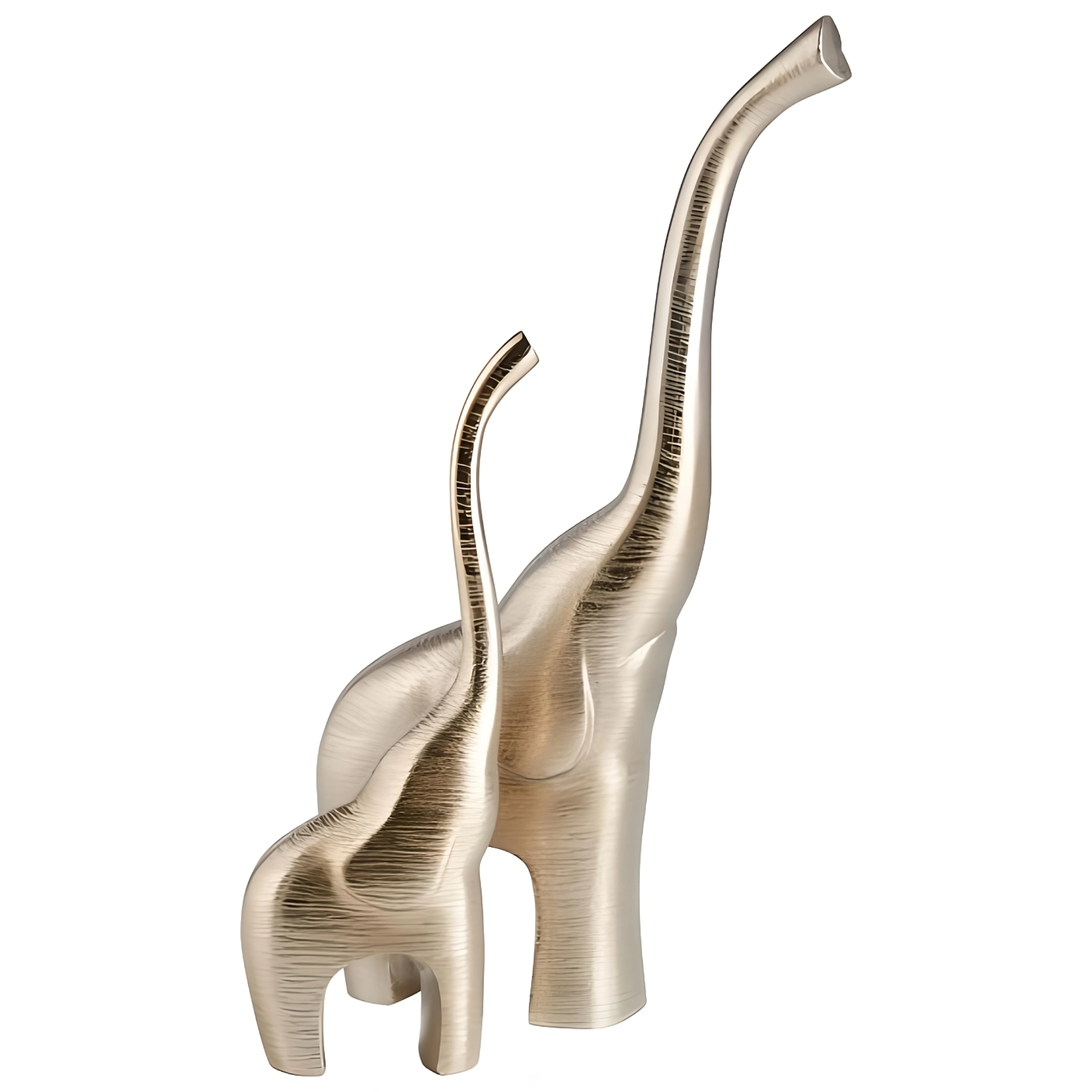 Brass Elephant Sculpture Minimal Design Table & Shelf Decoration Long Lasting High Quality Matte Polish