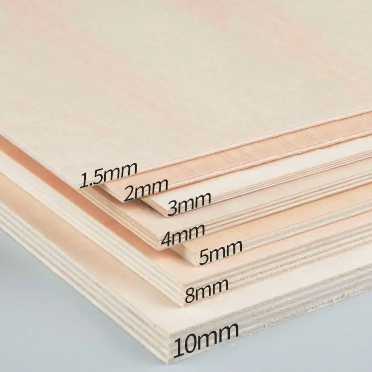 Good manufacture Factory Price Birch Waterproof weight 2mm 18mm laminated wood Birch Plywood - grade CC sheet