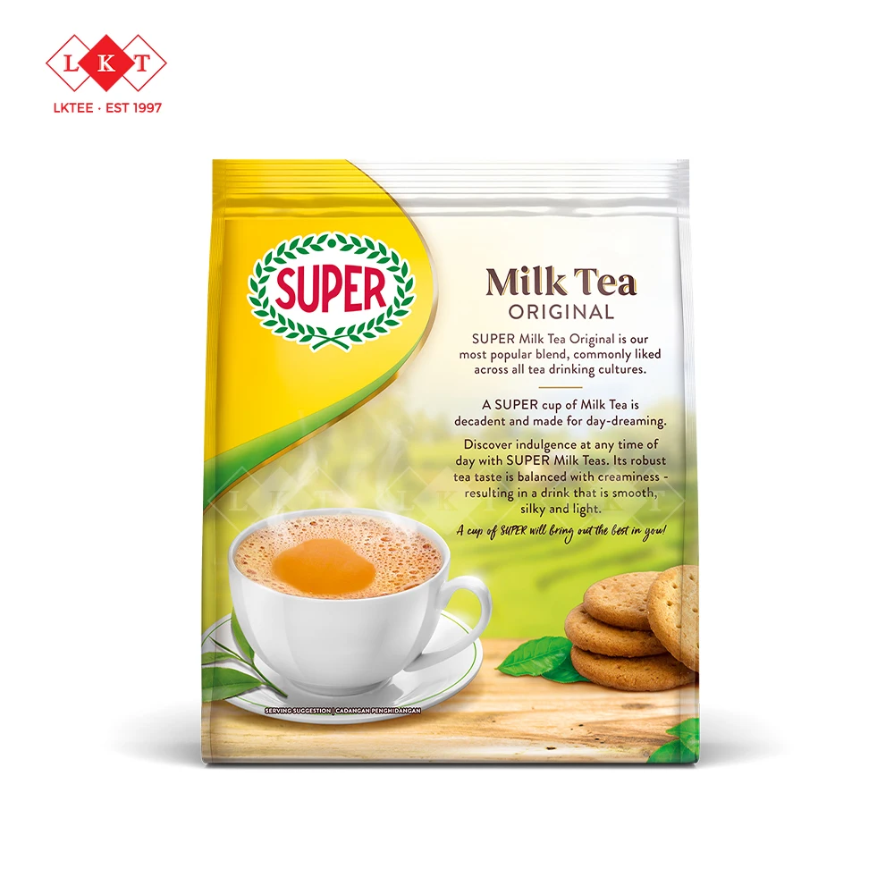 Super Milk Tea Original 3in1 Instant Premix Drinks Beverages Teh Tarik Ipoh Malaysia Wholesale Export Authorized Distributor