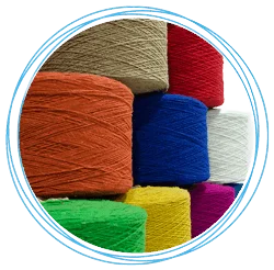 Best Selling Natural and Synthetic Fibre Made Yarn with Customized Color For Sewing Uses Yarn By Exporters