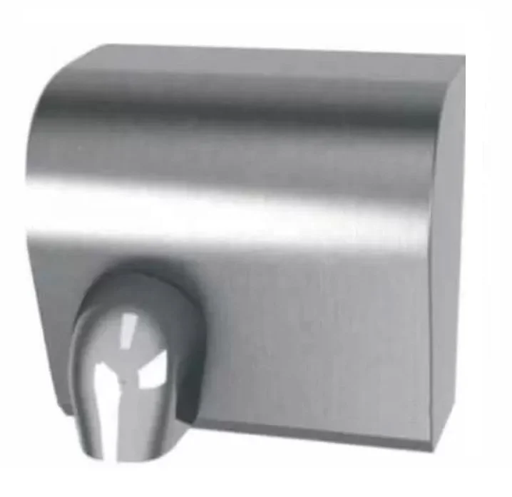 Taiwan Restroom Washroom Stainless Steel curve Hand Dryer Electric 2400W High Speed heavy duty commercial washroom ss hand dryer
