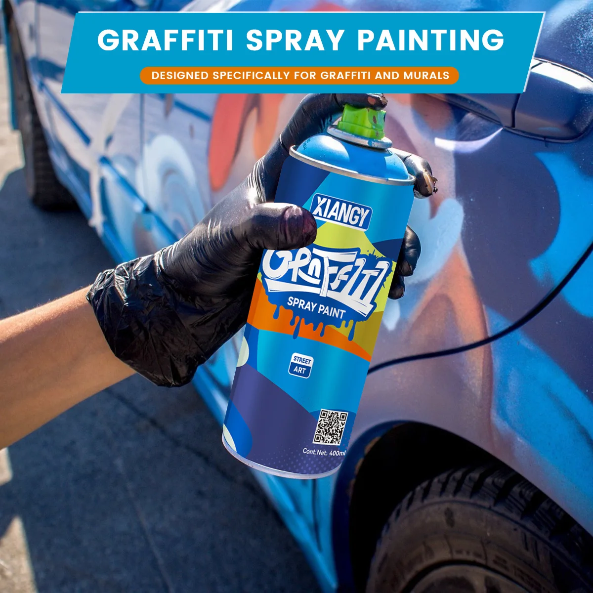 Manufacturer Supplied hand from Graffiti spray paint repair paint graffiti anti-rust refurbishment Artistic Creation spray paint