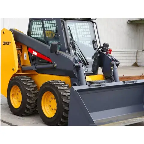 Мини-погрузчик с бортовым поворотом 4WD 1000 кг более дешевый дизельный