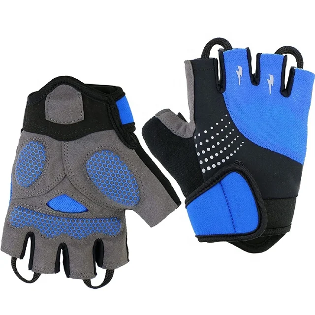 Electric cycles for men Fingerless Shock Absorbing Bike Gloves Cycling Glove Bicycle Gel Palm Protection Summer Biker Gloves