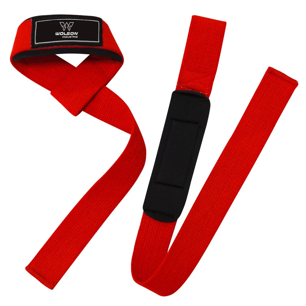 New Arrival High Grade Heavy Duty Cotton Makes Fitness Gym Accessories Lifting Wrist Wraps Weightlifting Straps Gym Gloves