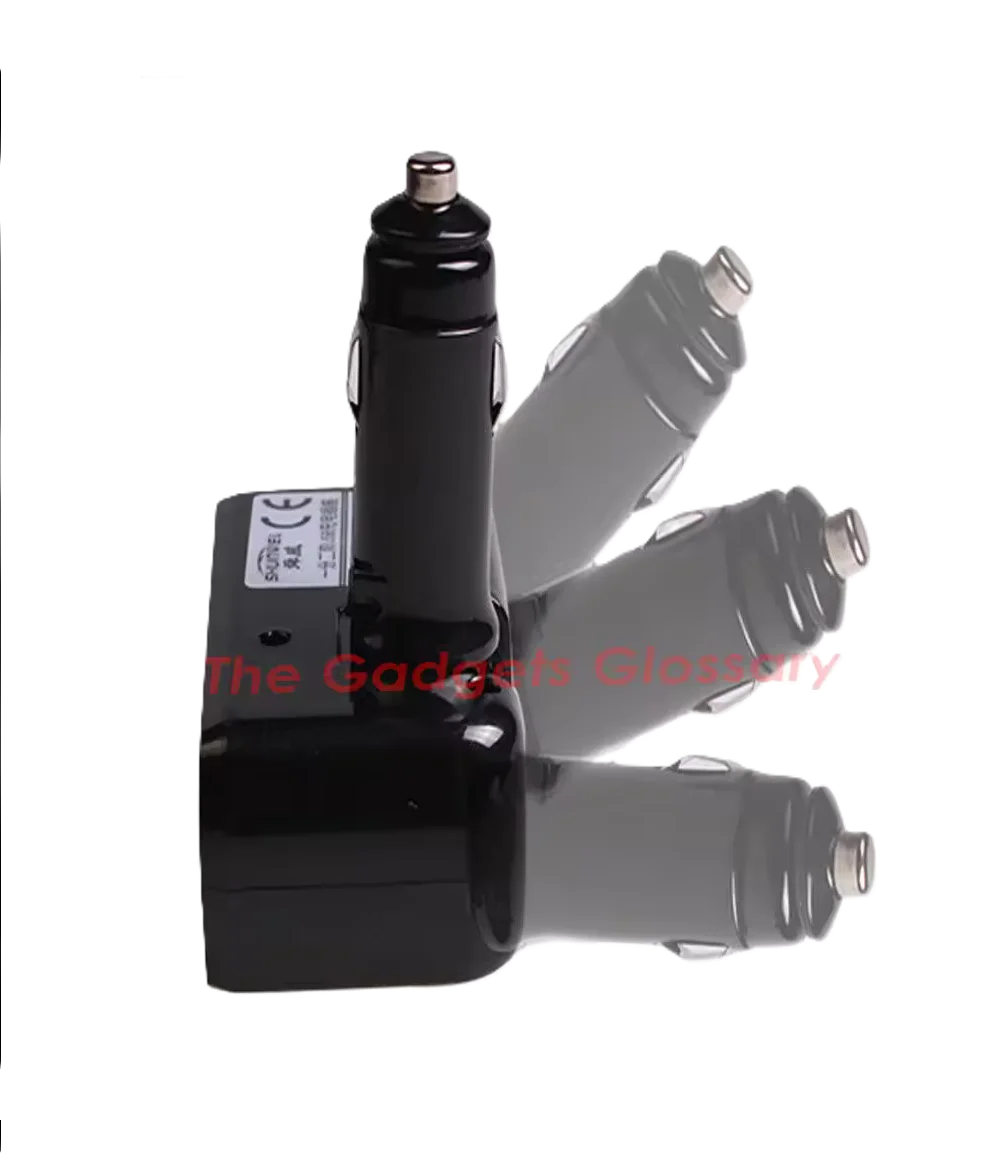 Hot Selling 12V USB Socket Tesla New Style 3-Port Charging Car Socket Bluetooth Connection Reasonable Price 1637 USB Chargers