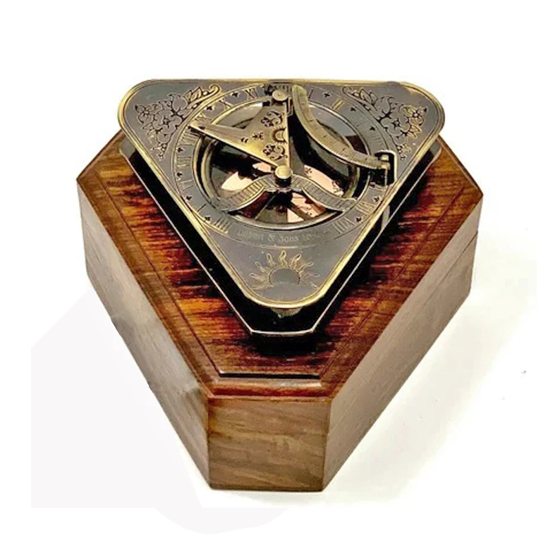 Морской античный солнечный компас, домашний декоративный предмет для пеших прогулок