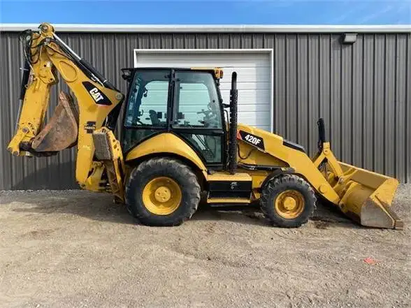 Used Cat 420f 4 Cylinder Diesel Engine 4x4 Wheel Loader.