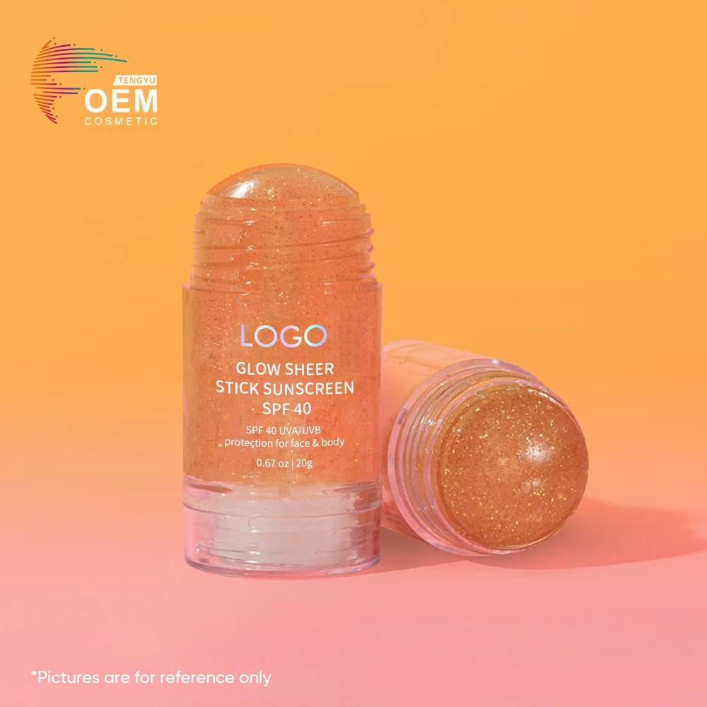 Oem Odm Ginger Root Extract Soothe Skin Against Uv Moisturizer Shine Water-Resistant Invisible Roll On Spf 40 Sunblock Sun Stick