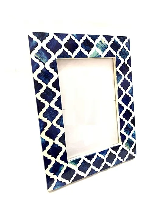 Photo Frame For Memory Personalized Gift Hands Painting Case Bone Inlay Photo Frame On Sale