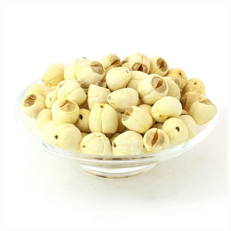 Popular Natural Dried White Lotus Seeds Edible Zero Additives Lotus Flower Seed Lian Zi for Cooking Soup Dessert