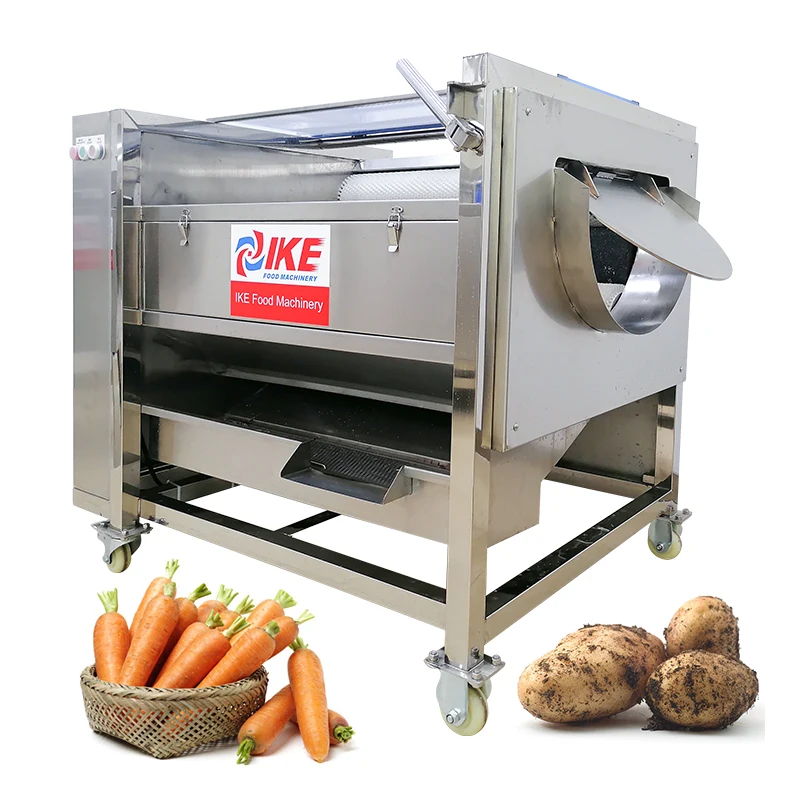 Commercial Small Electric Fruit Peeling Machine For Lemon Potato Carrot Washing Peeling