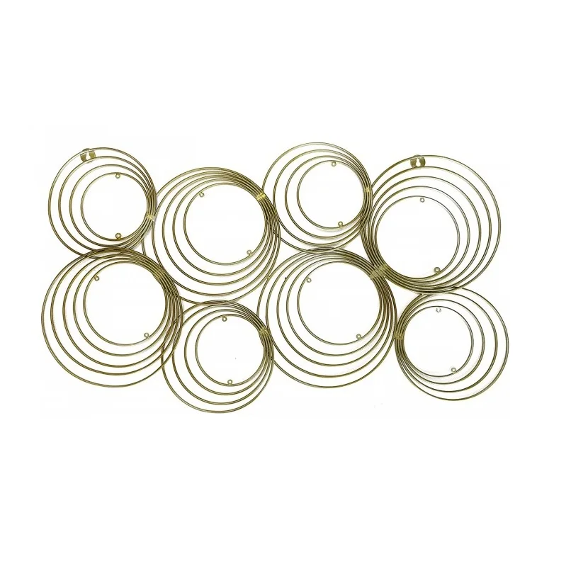 New Arrival Round Shape hot sale luxury metal wall decor living room metal wall hanging decoration for home for wholesale price