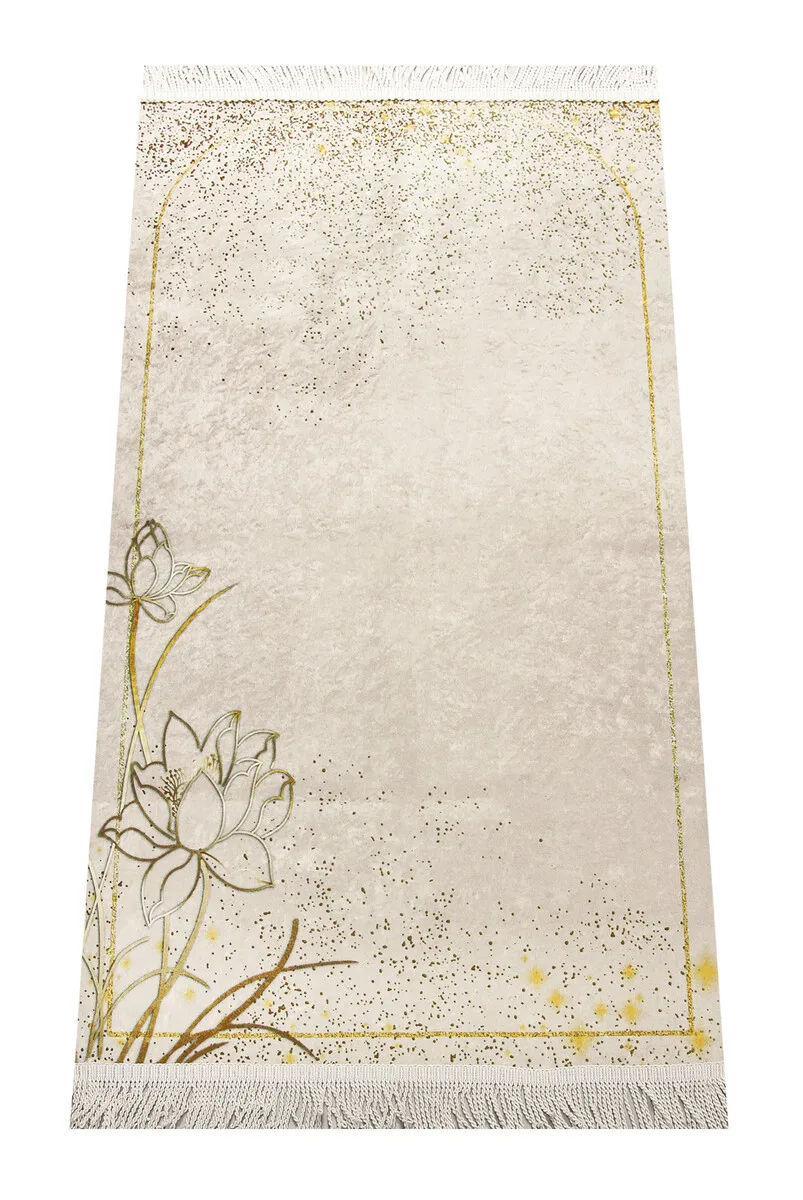 Soft Texture Polyester Prayer Mat Muslim Praying Rug Traditional Islamic Accessories 516 Gram 70 * 118 cm High Quality Sajjadah