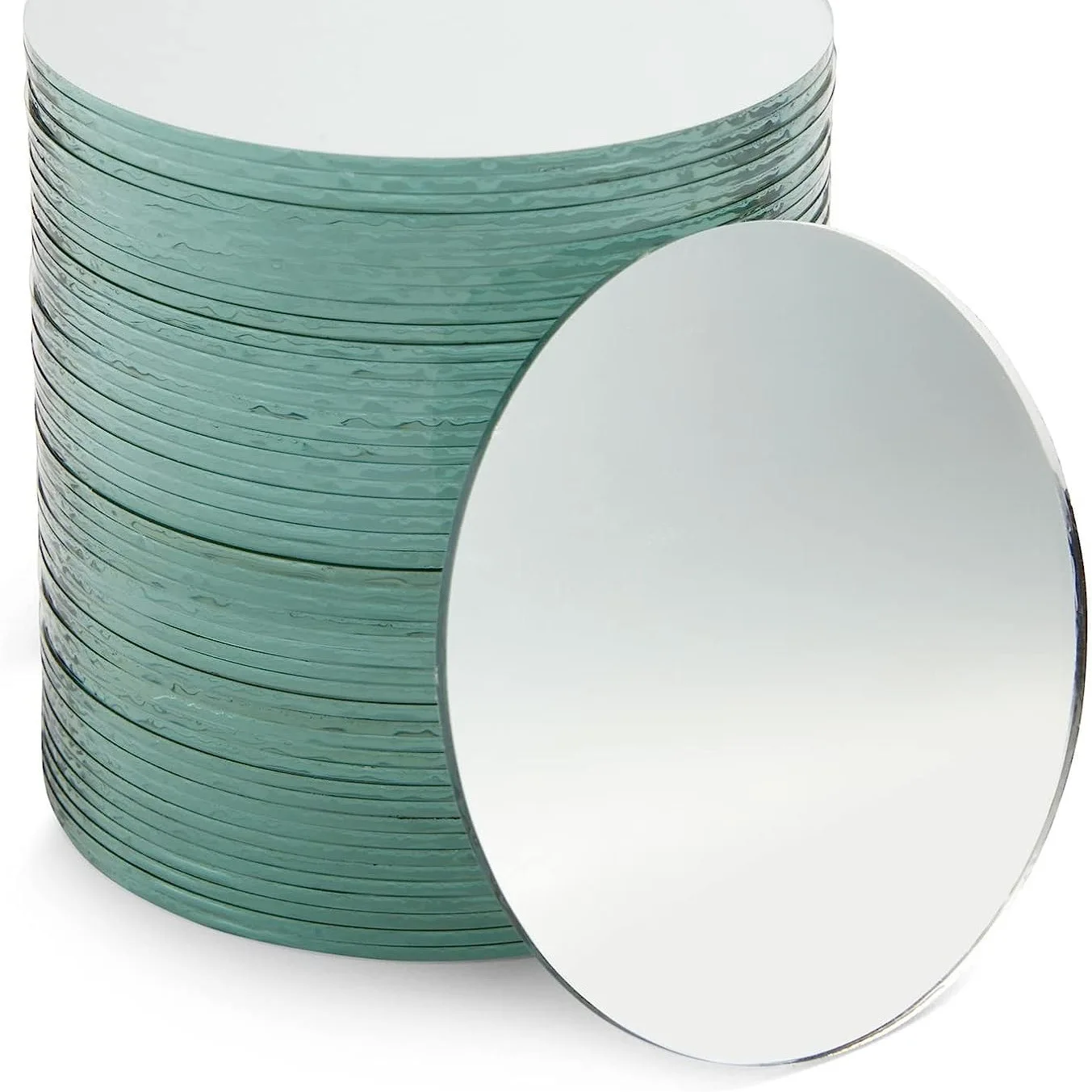 1.1mm 2mm 3mm 4mm 5mml  Round Glass Mirror For Portable Makeup Mirror and Wall Home Decor