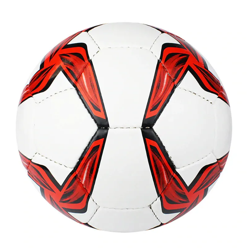 PU Football with Fashionable Pattern Standard Size 5 Rubber Material for Soccer Training Match Mini Size with Custom Print Logo