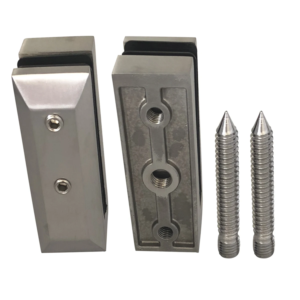 ZD Adjustable Glass Spigot 2205 Stainless Steel Side Mounted Frameless Pool Fence Glass Railing Spigot Clamp