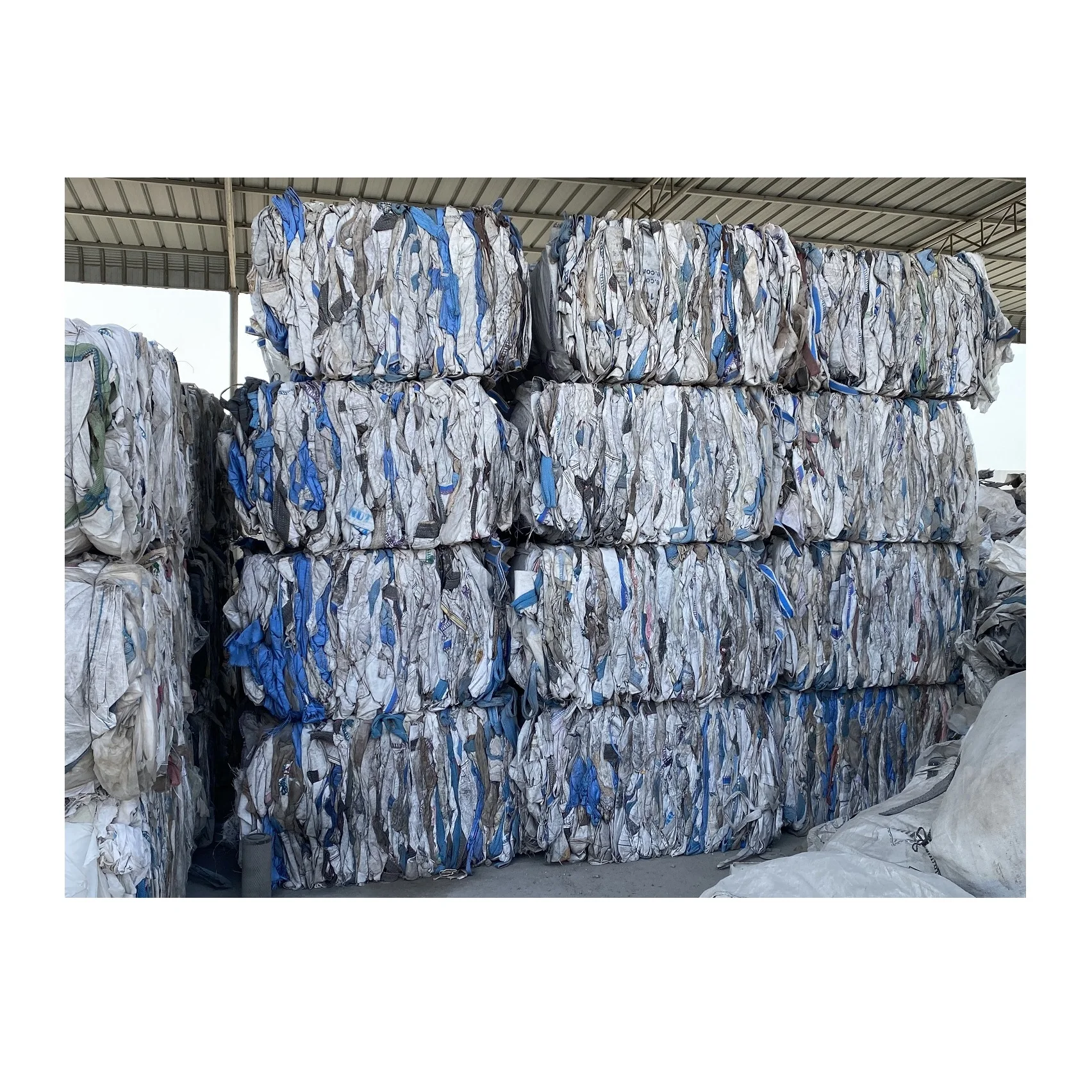 PP Jumbo Bags Grade waste recycled plastic PP woven scrap pp bag