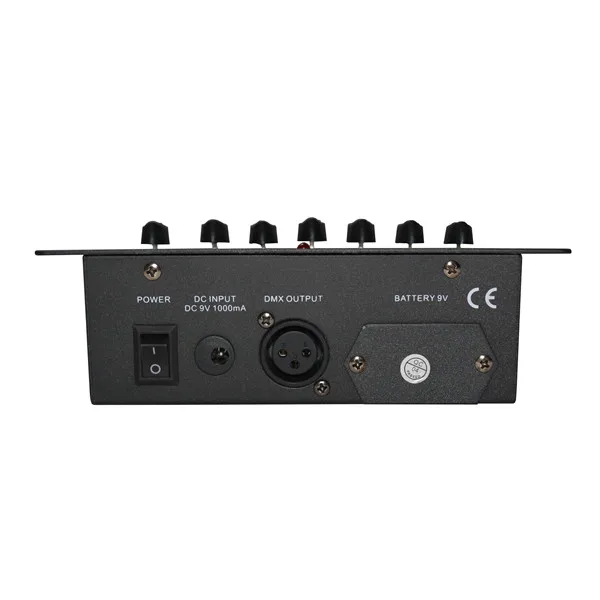 Factory Direct Supply 6 Channel Manual Switch Simple DMX DJ Controller with 3Pin female DMX connector