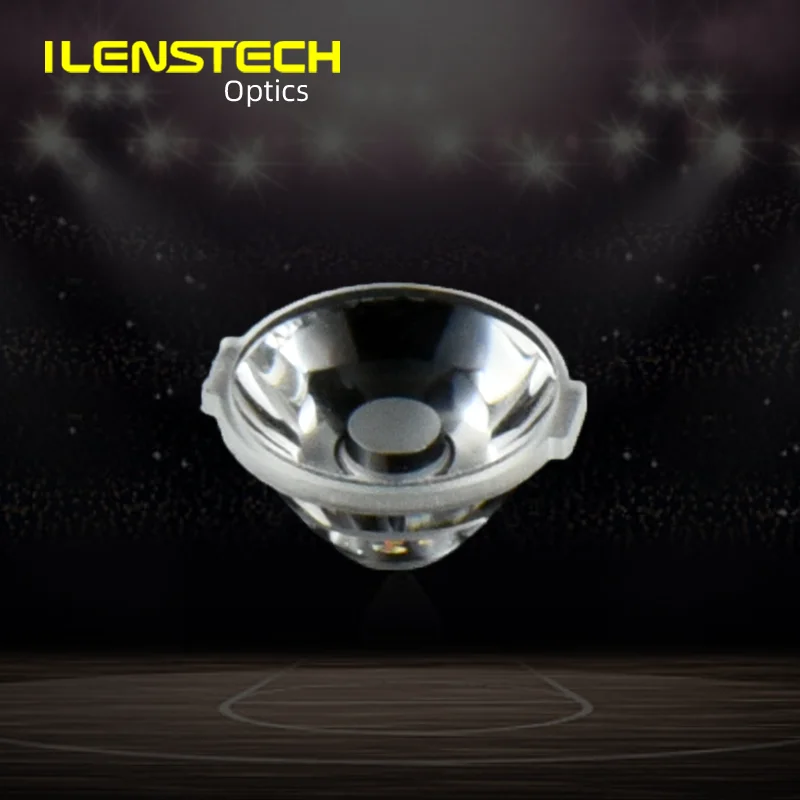 ilenstech 13mm mini led lens 10 degree 3030 optical secondary lens for torch light