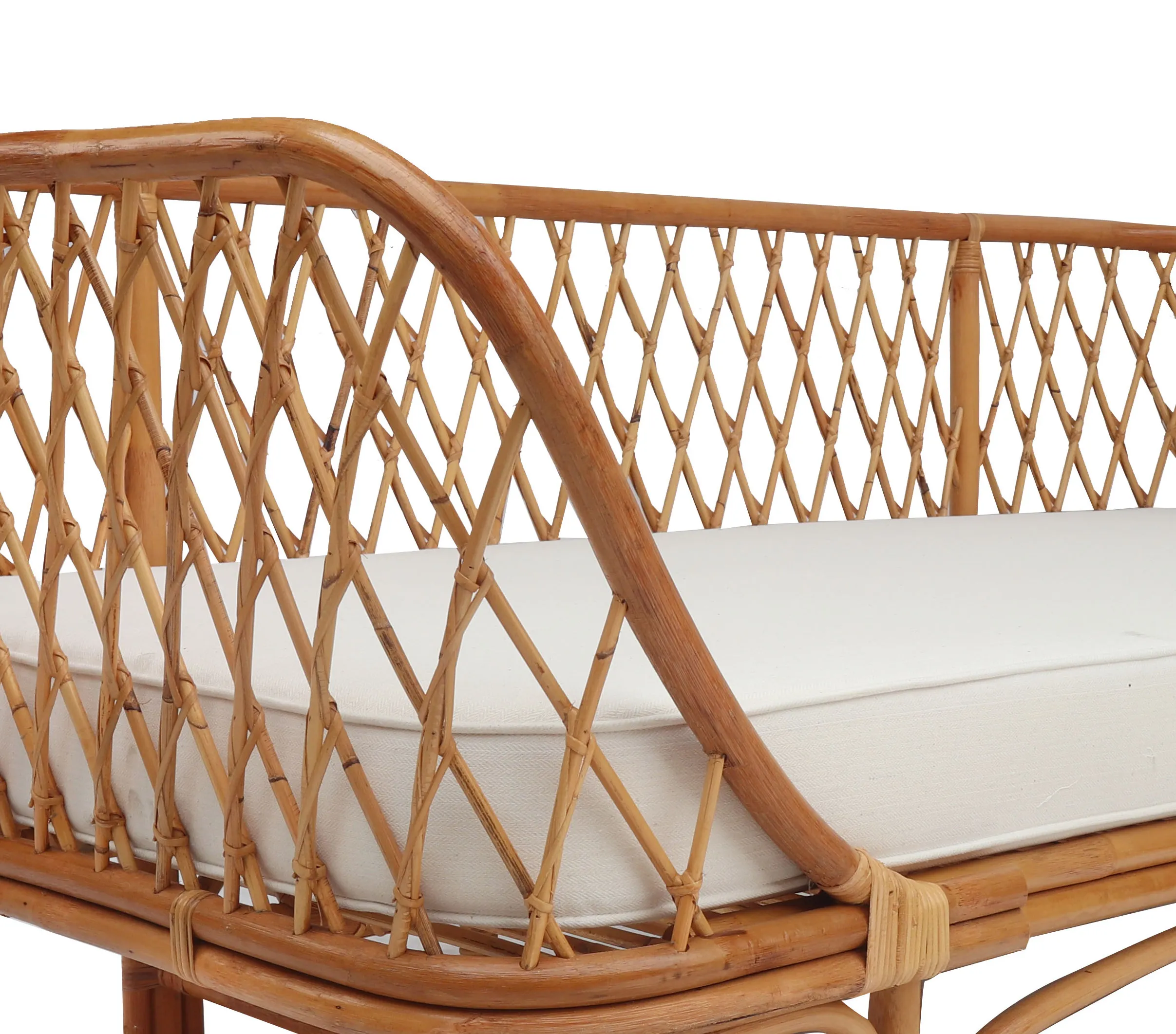 New Modern Design Long Rattan Sofa Bed Wickers Handmade Hot Sales