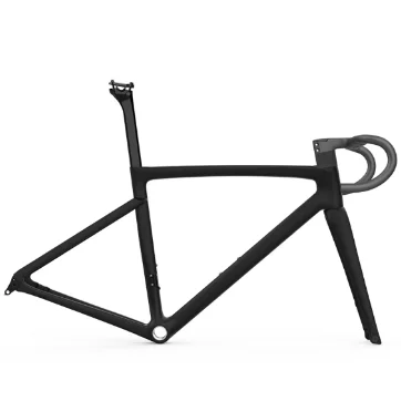 Custom glossy carbon fiber bicycle frame Ultra-light bike frame bike parts for Road Bike