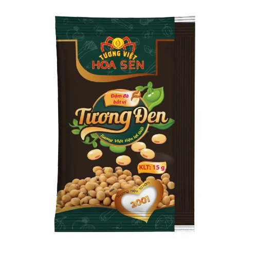 Cooking Sauces Rich in Flavor Weight Small Convenient Take Away Shop Black Sauce Packets 15g/ 100 packets Tuong Viet Hoa Sen
