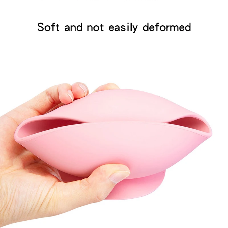 Stay Put Silicone Suction Bowl| Spoon Set BPA Free Babies Toddlers Infants