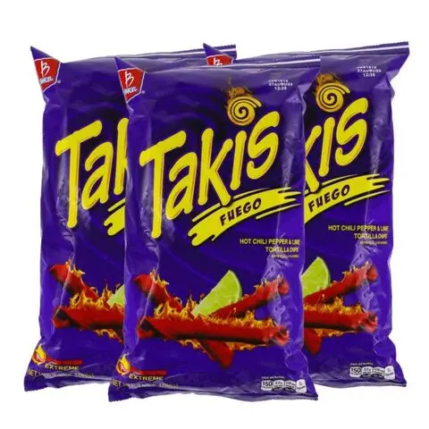 Takis Fuego Hot Chilli Crunchy Crisp Snacks Chips for export