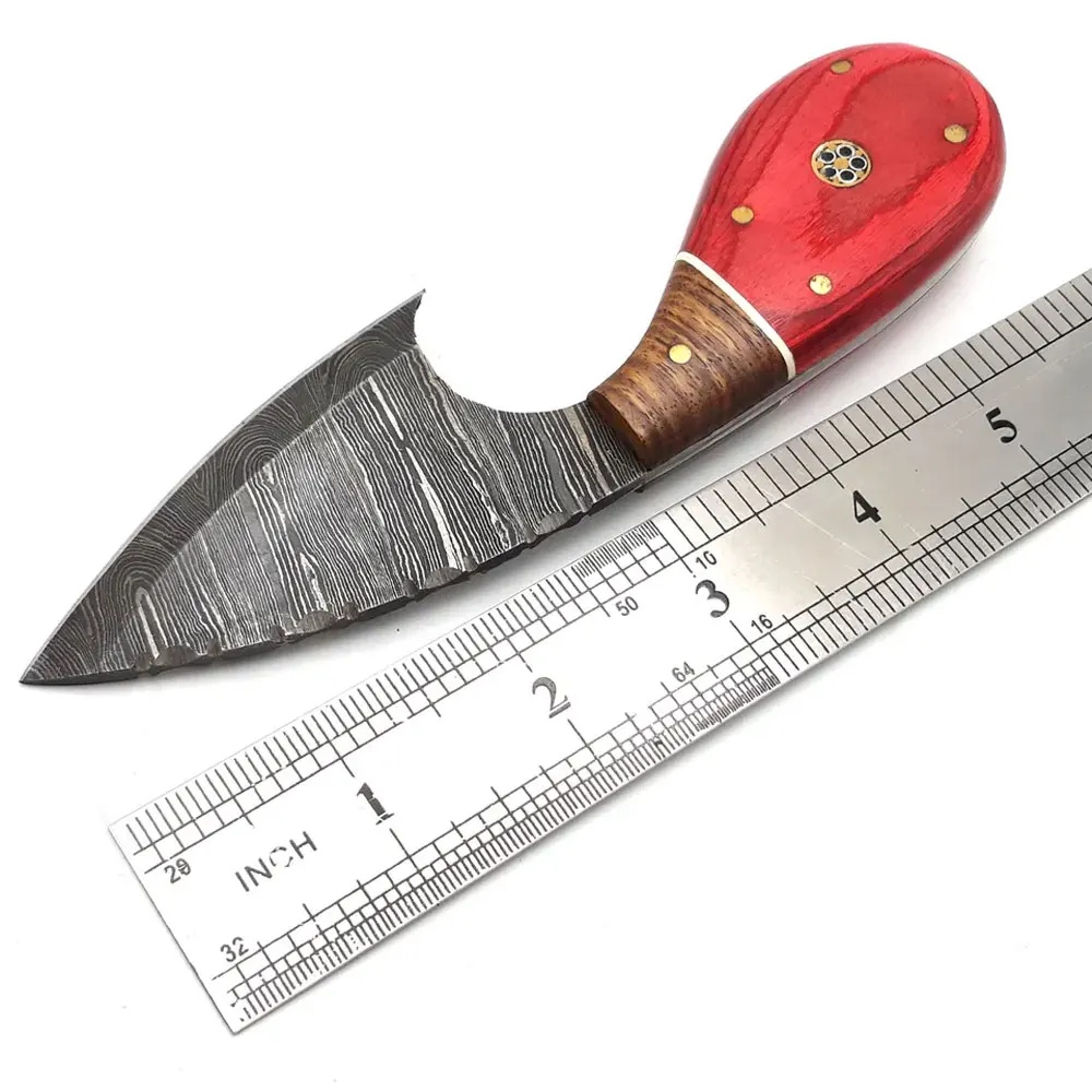 2023 Best Selling Custom Color Wooden Handle Hunting Knife / Custom OEM Service Latest Design Hunting Knife