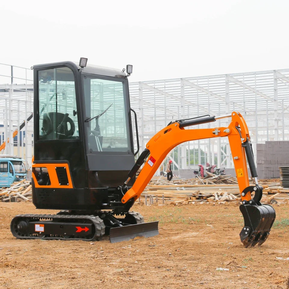Excavator Mini Excavators Small Crawler Digger CE EPA China 1ton 2 Ton 3ton Max UNIQUE Farmer Motor Cylinder Training