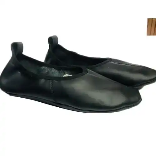 New design Black leather Khuffs footwear winter socks for muslim. namaz. wudu