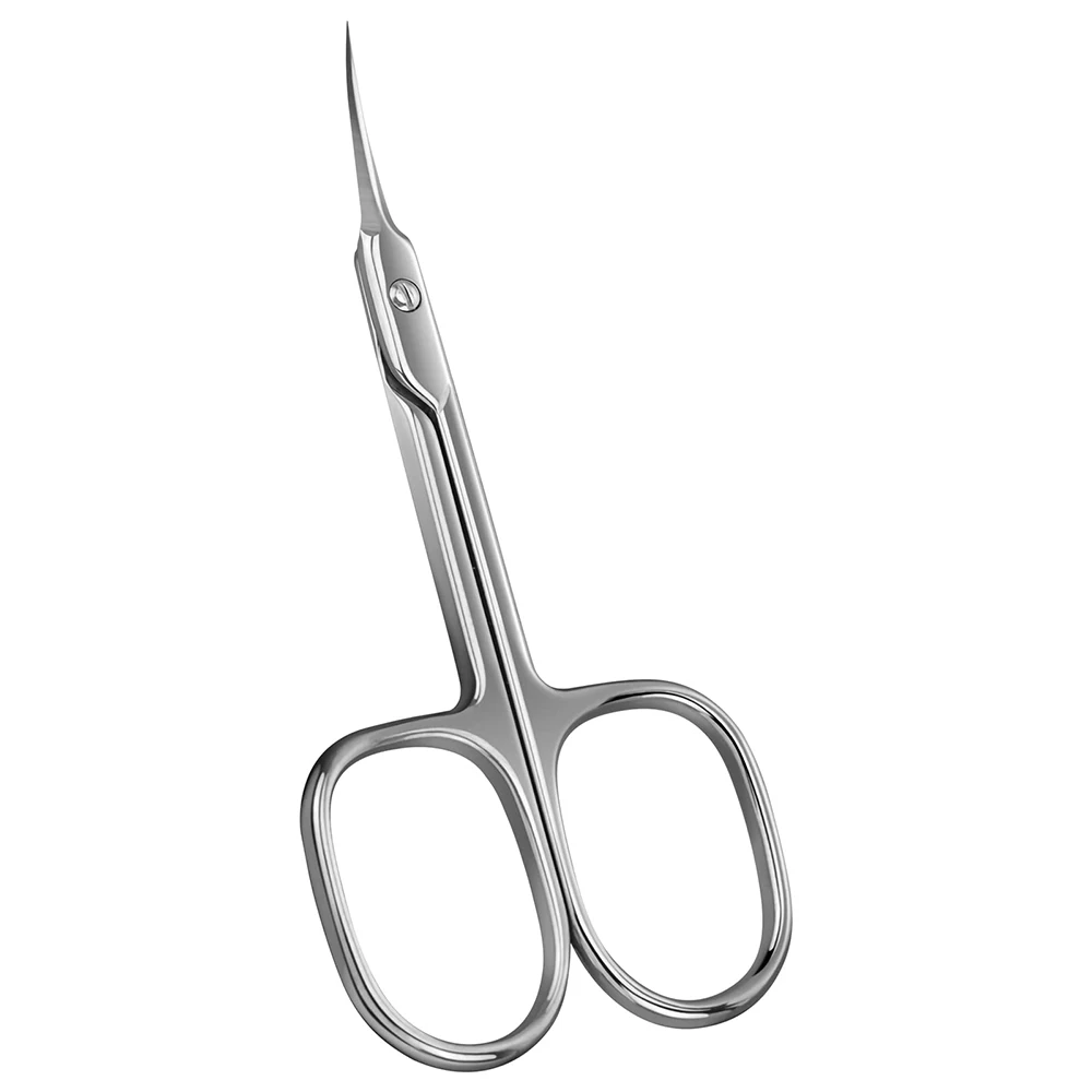 Custom Private Logo Professional Nail Cuticle Scissors Stainless Steel Cuticle Manicure Nail Cutting Scissor